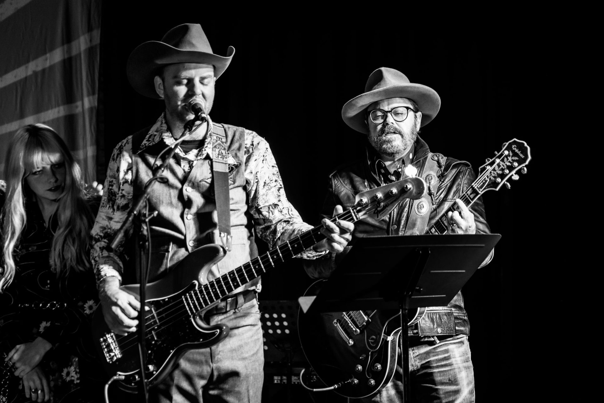 Band performing at Luna Gardens